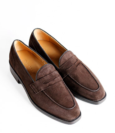 PENNY LOAFER (BROWN SUEDE)